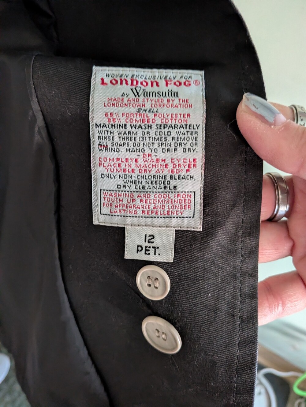 London Fog Overcoat - Picture 2 of 7